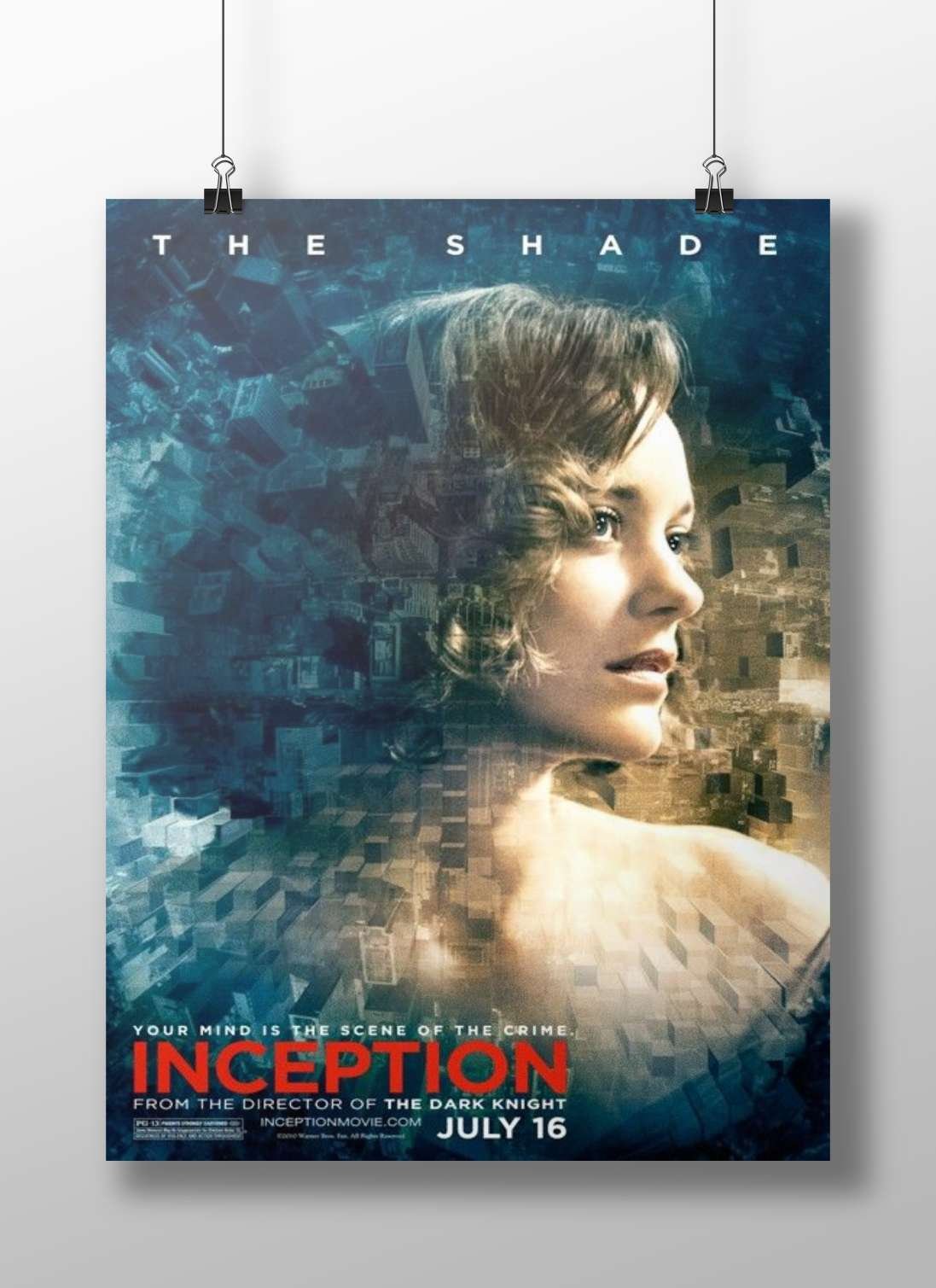 Inception Main Subject: Inception Matte BoizzBoard rigid print — Hollywood wall art India | PosterBoizz