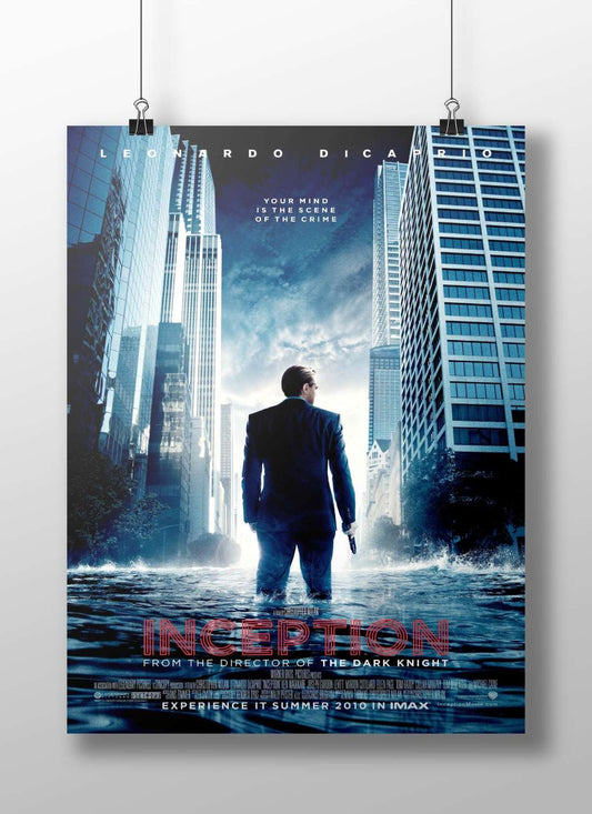 The movie "Inception" starring Leonardo DiCaprio. Main Subject: The movie "Inception" starring Leonardo DiCaprio. Matte