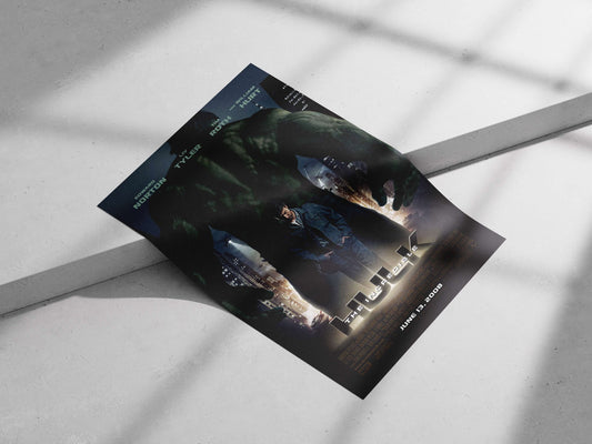 The Hulk (Marvel franchise) Main Subject: The Hulk (Marvel franchise) Matte poster print — Superhero wall art India |