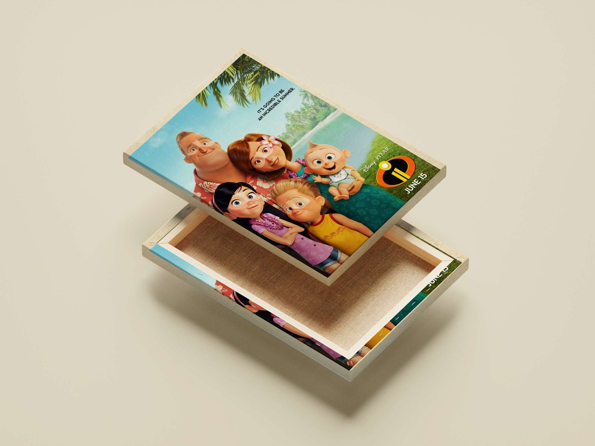 The Parr family (Bob Parr, Helen Parr, Violet Parr, Dash Parr, Jack-Jack Parr) from The Incredibles 2 franchise. Main