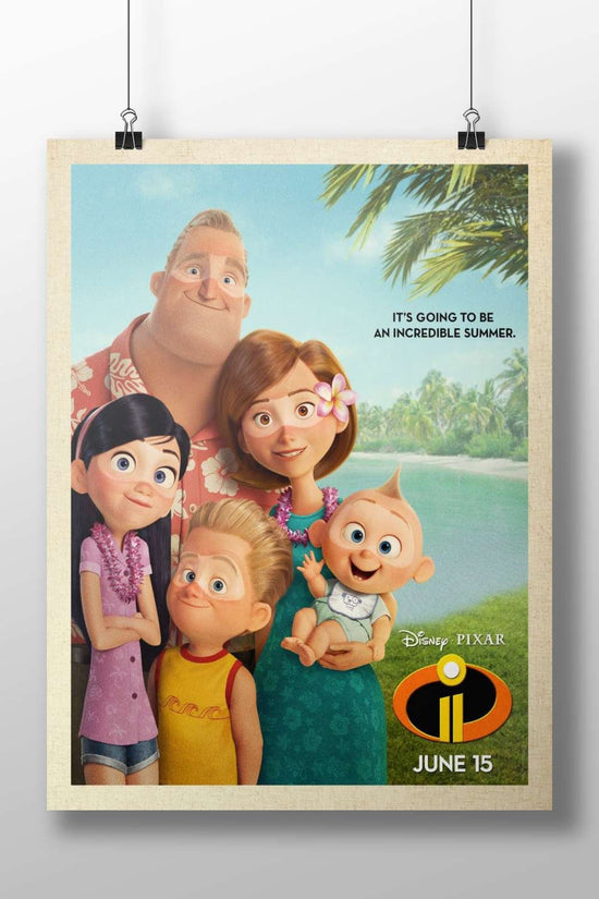 The Parr family (Bob Parr, Helen Parr, Violet Parr, Dash Parr, Jack-Jack Parr) from The Incredibles 2 franchise. Main