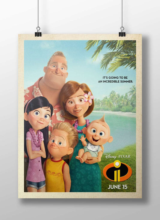 The Parr family (Bob Parr, Helen Parr, Violet Parr, Dash Parr, Jack-Jack Parr) from The Incredibles 2 franchise. Main