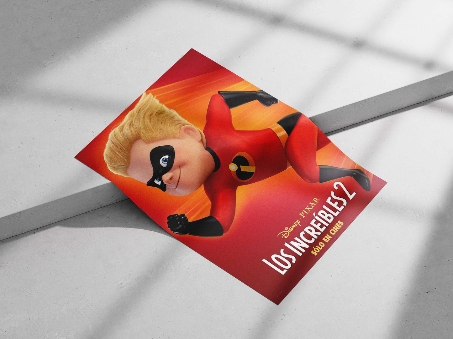 Dash (Dashiell) from The Incredibles franchise Main Subject: Dash (Dashiell) from The Incredibles franchise Matte poster