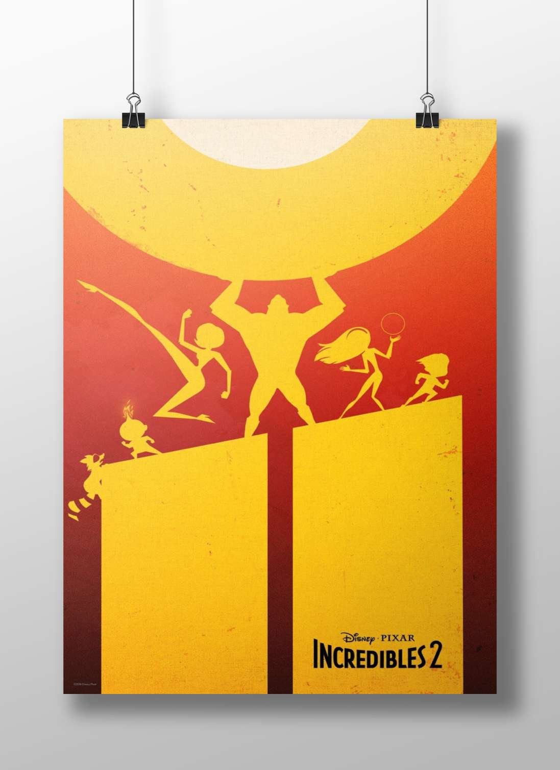 The Incredibles family (Mr. Incredible, Elastigirl, Violet, Dash, Frozone, Baby Jack-Jack) from Disney·Pixar's "Incredibles