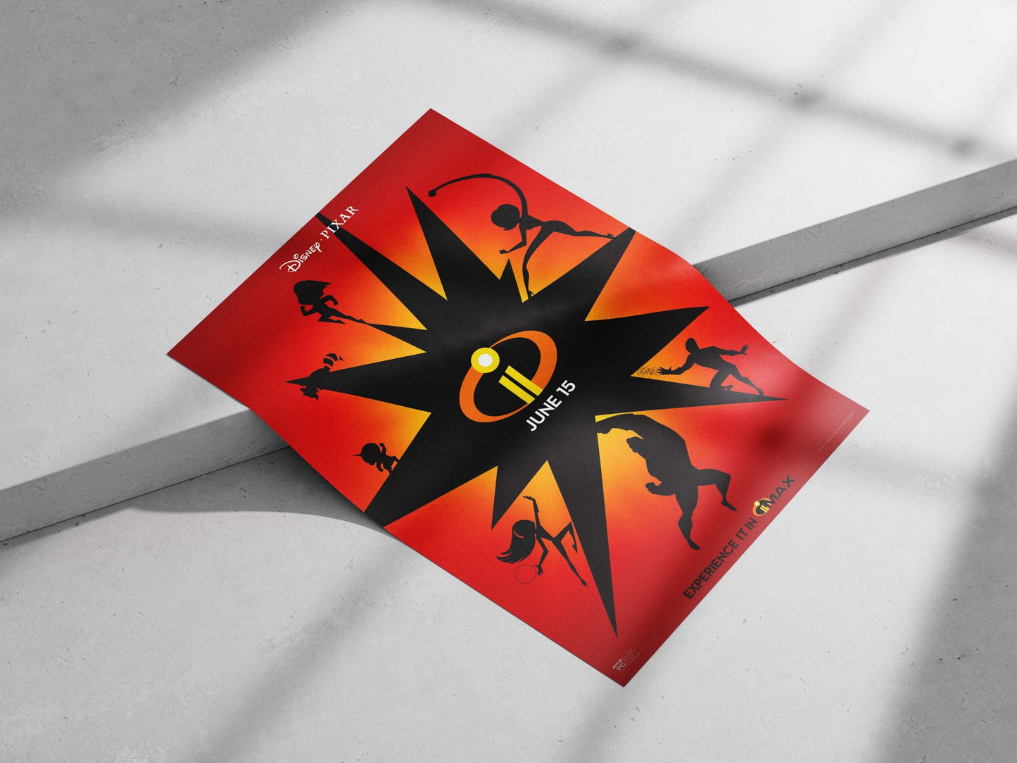 The Incredibles 2 (franchise) Main Subject: The Incredibles 2 (franchise) Matte poster print — Superhero wall art India |