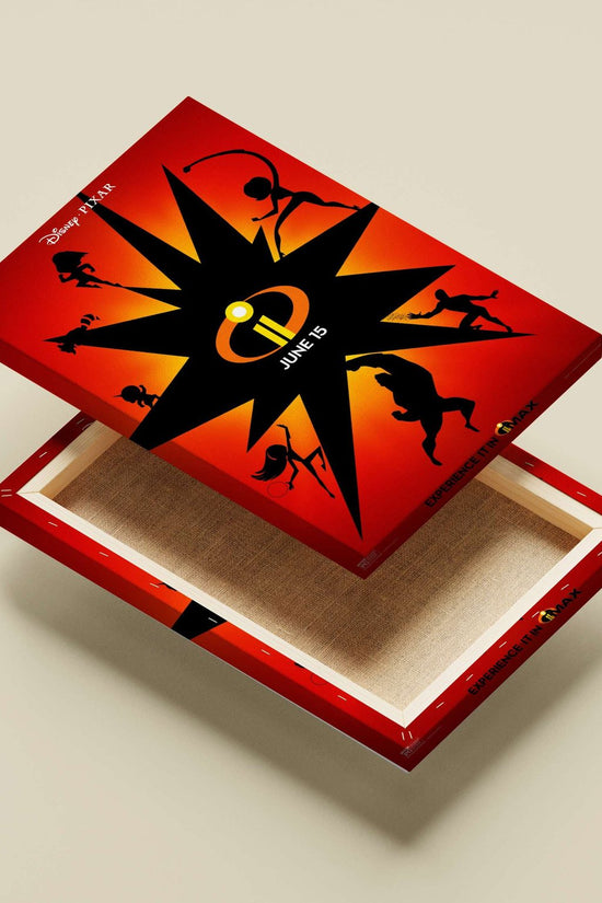 The Incredibles 2 (franchise) Main Subject: The Incredibles 2 (franchise) Canvas wall art — Superhero wall art India |