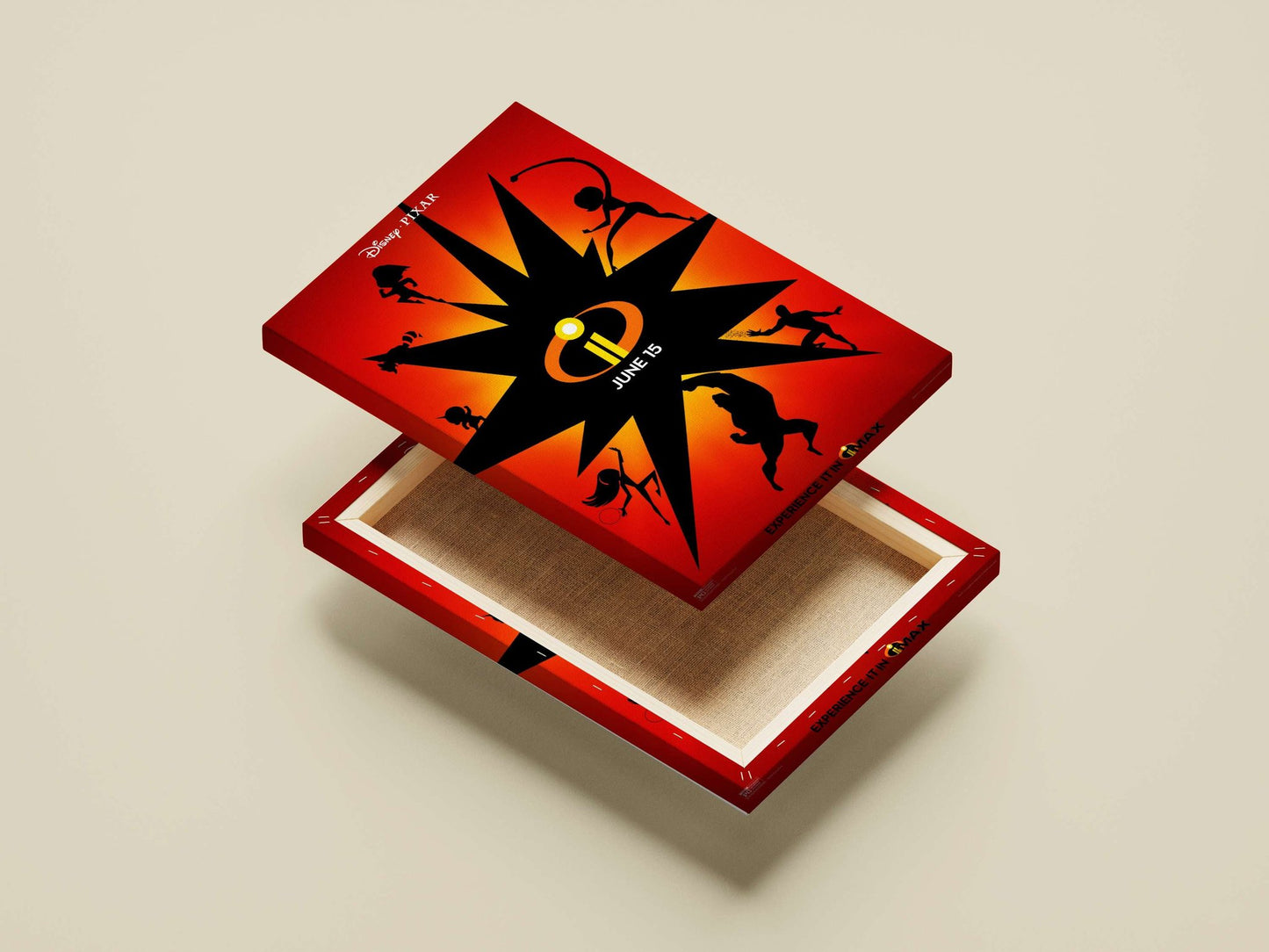 The Incredibles 2 (franchise) Main Subject: The Incredibles 2 (franchise) Canvas wall art — Superhero wall art India |