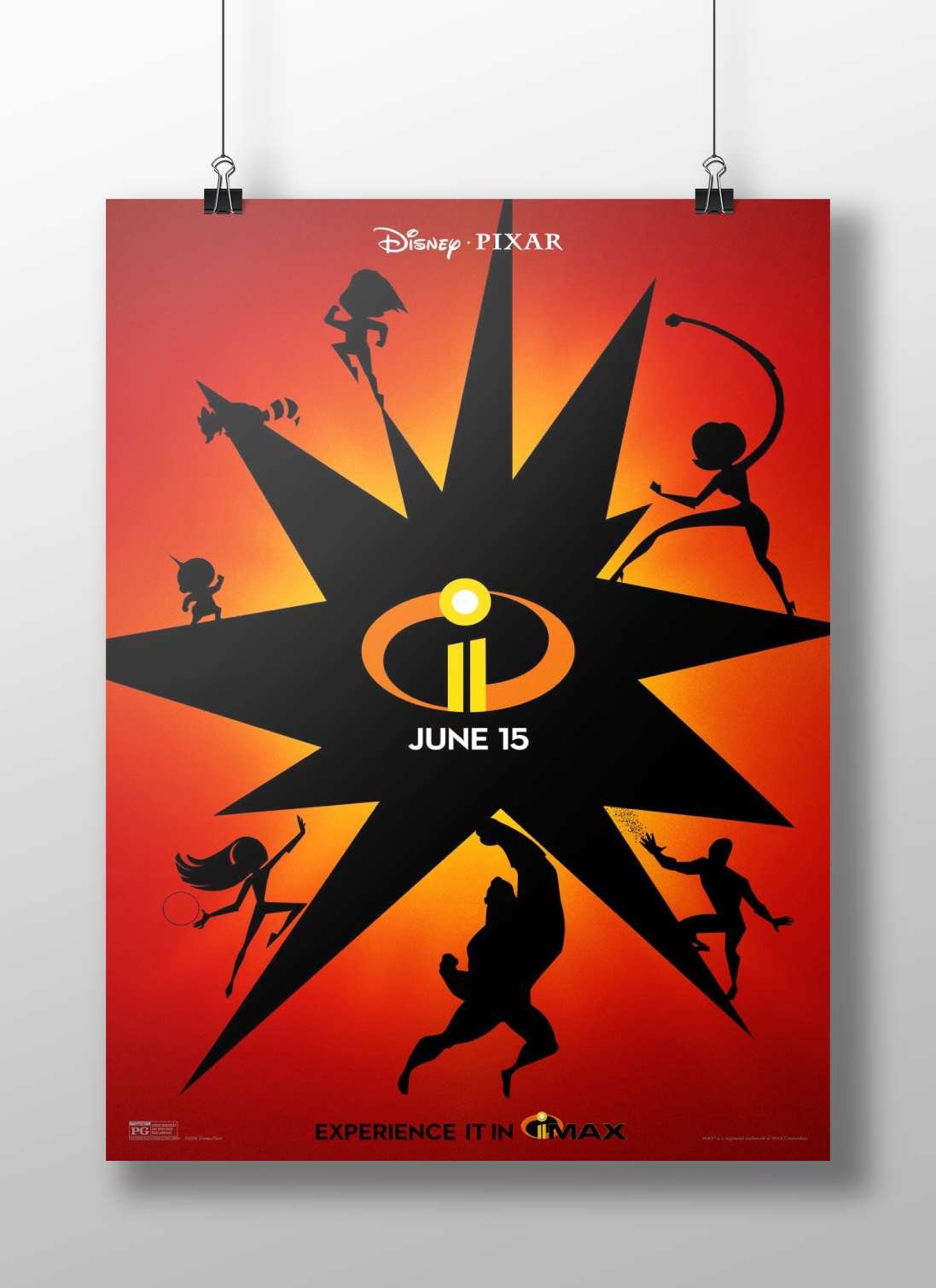 The Incredibles 2 (franchise) Main Subject: The Incredibles 2 (franchise) Matte BoizzBoard rigid print — Superhero wall art