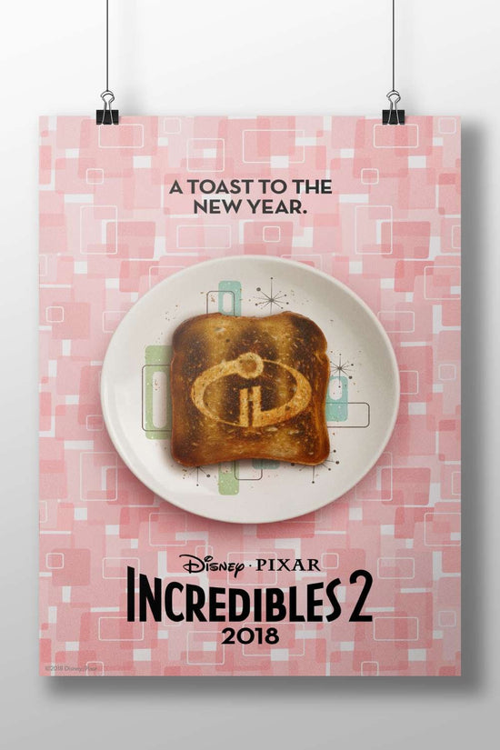 Incredibles 2 (Disney-Pixar) Main Subject: Incredibles 2 (Disney-Pixar) Matte BoizzBoard rigid print — Hollywood wall art