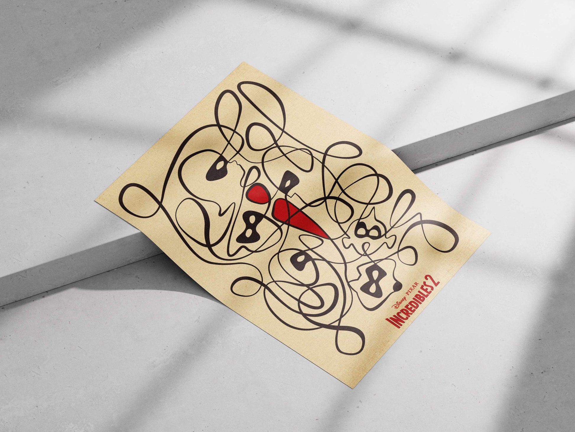 Disney·Pixar Incredibles 2 Main Subject: Disney·Pixar Incredibles 2 Matte poster print — Art wall art India | PosterBoizz