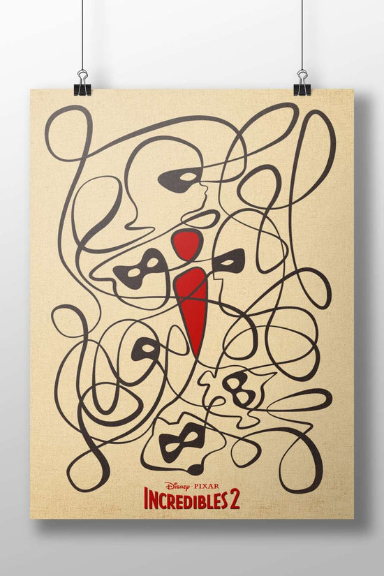 Disney·Pixar Incredibles 2 Main Subject: Disney·Pixar Incredibles 2 Matte BoizzBoard rigid print — Art wall art India |