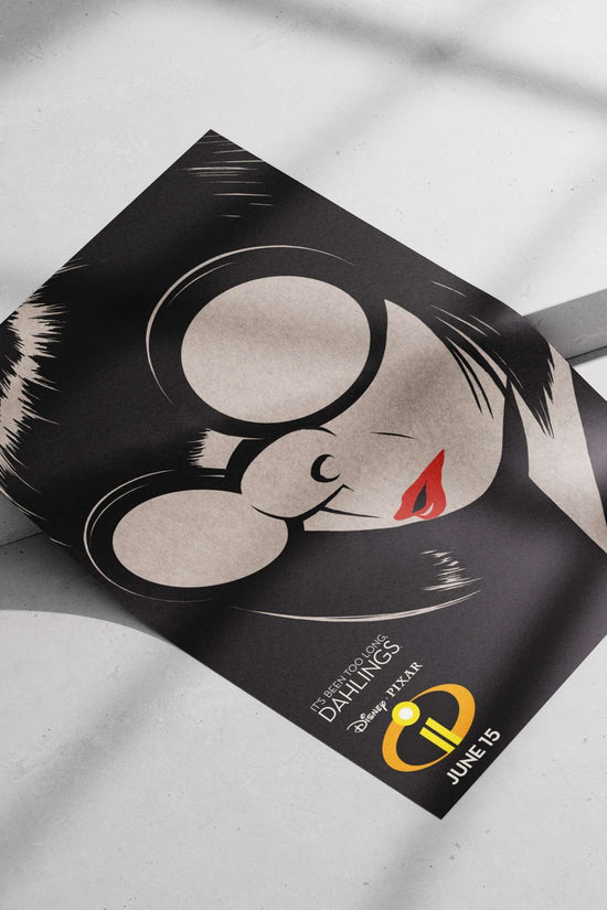 The Incredibles II (Disney·Pixar franchise) Main Subject: The Incredibles II (Disney·Pixar franchise) Matte poster print —