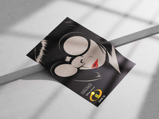 The Incredibles II (Disney·Pixar franchise) Main Subject: The Incredibles II (Disney·Pixar franchise) Matte poster print —