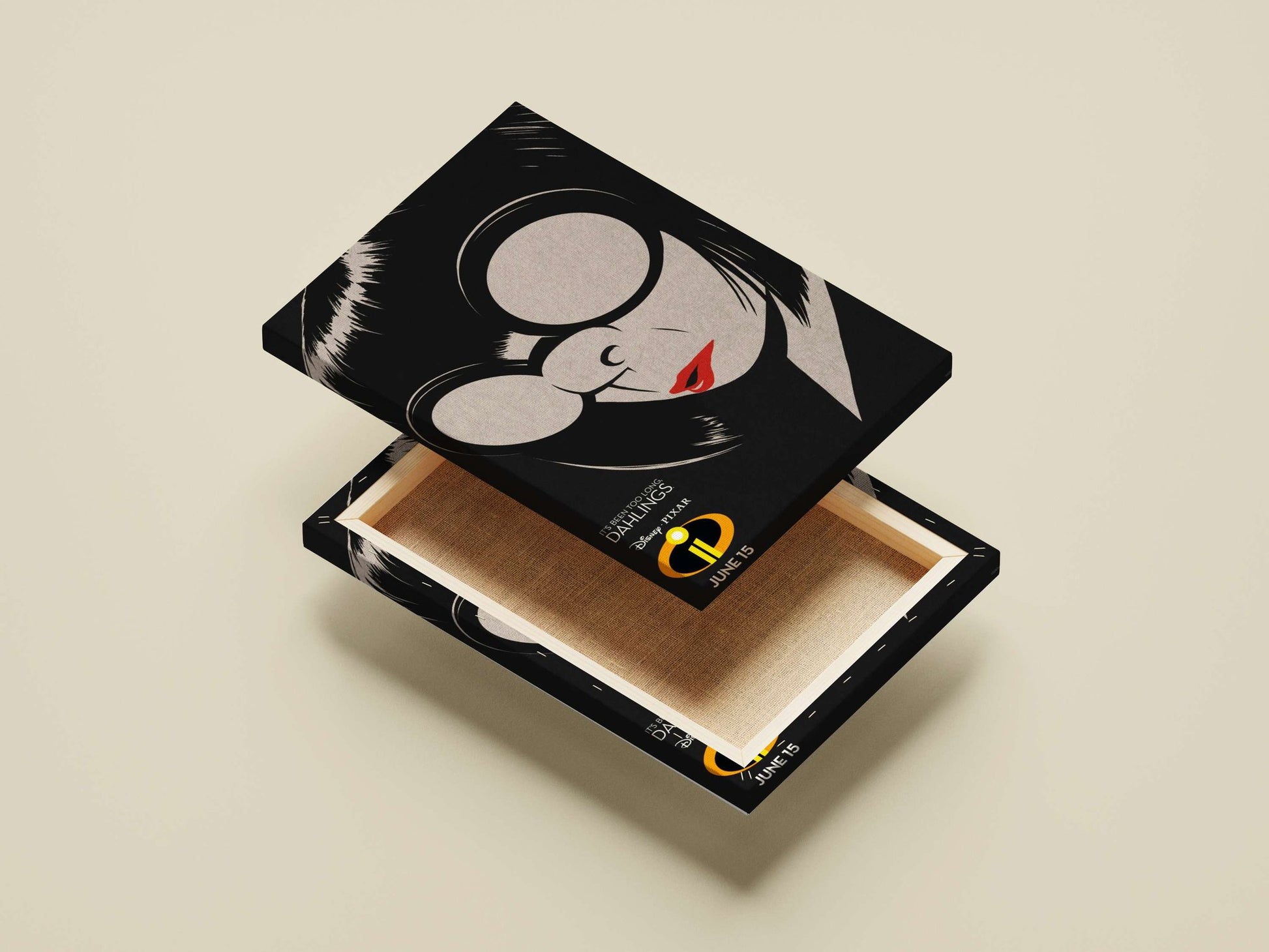 The Incredibles II (Disney·Pixar franchise) Main Subject: The Incredibles II (Disney·Pixar franchise) Canvas wall art —