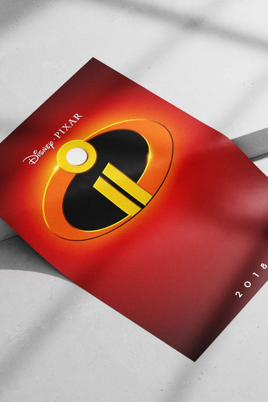 The Incredibles franchise logo (from the 2018 Disney·Pixar film) Main Subject: The Incredibles franchise logo (from the 2018
