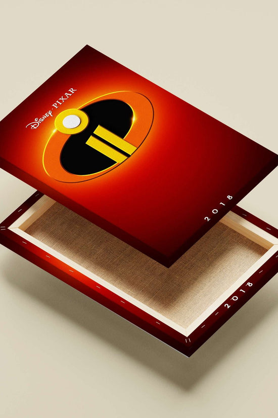 The Incredibles franchise logo (from the 2018 Disney·Pixar film) Main Subject: The Incredibles franchise logo (from the 2018