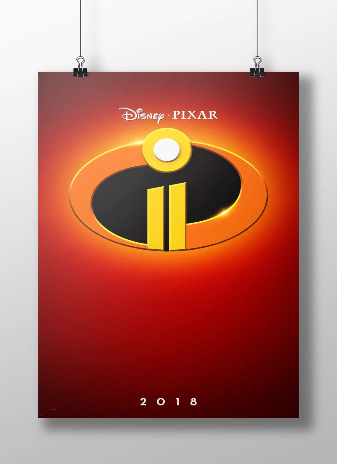 The Incredibles franchise logo (from the 2018 Disney·Pixar film) Main Subject: The Incredibles franchise logo (from the 2018