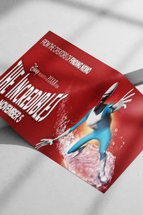The Incredibles Main Subject: The Incredibles Matte poster print — Superhero wall art India | PosterBoizz