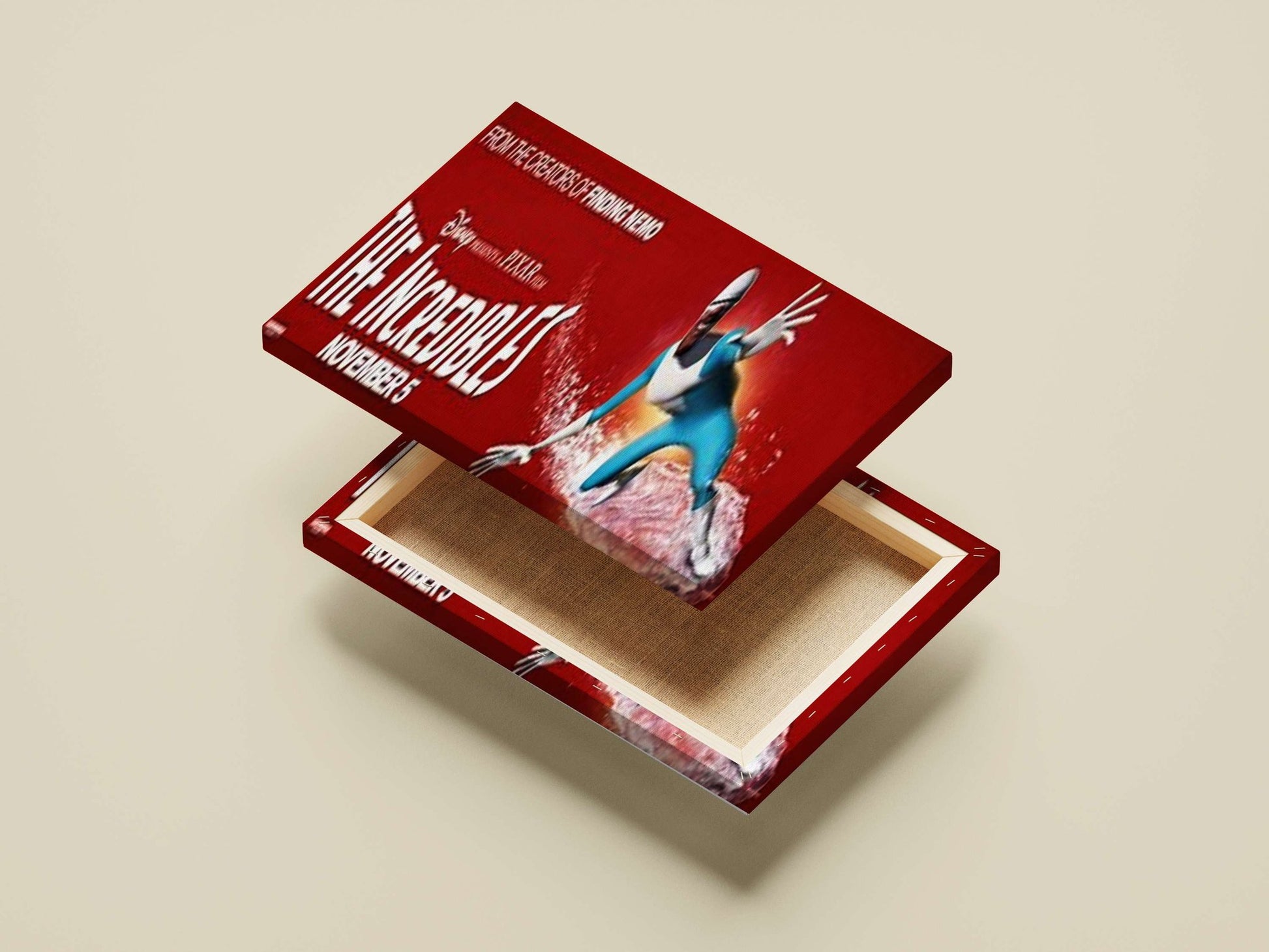 The Incredibles Main Subject: The Incredibles Canvas wall art — Superhero wall art India | PosterBoizz