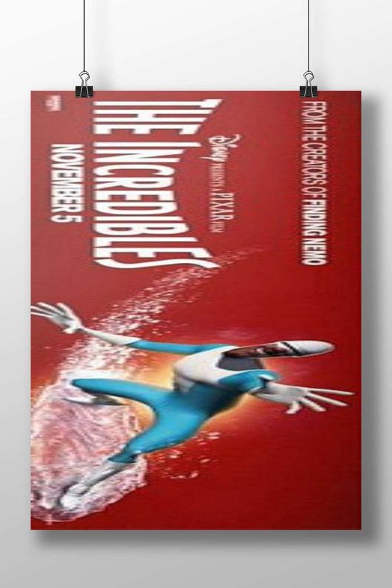 The Incredibles Main Subject: The Incredibles Matte BoizzBoard rigid print — Superhero wall art India | PosterBoizz