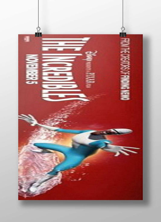 The Incredibles Main Subject: The Incredibles Matte BoizzBoard rigid print — Superhero wall art India | PosterBoizz