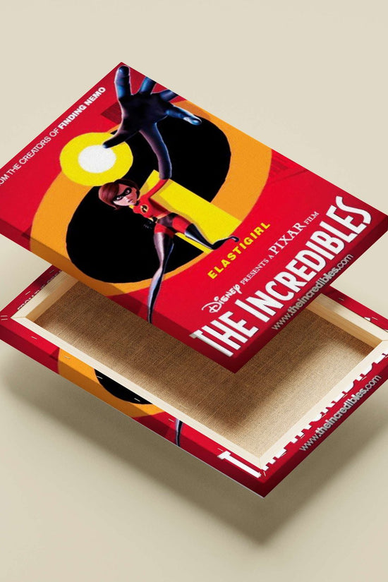 Elastigirl from The Incredibles Main Subject: Elastigirl from The Incredibles Canvas wall art — Superhero wall art India |