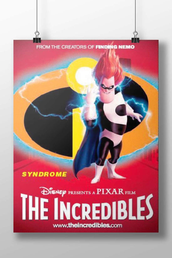 Syndrome (from The Incredibles franchise) Main Subject: Syndrome (from The Incredibles franchise) Matte BoizzBoard rigid