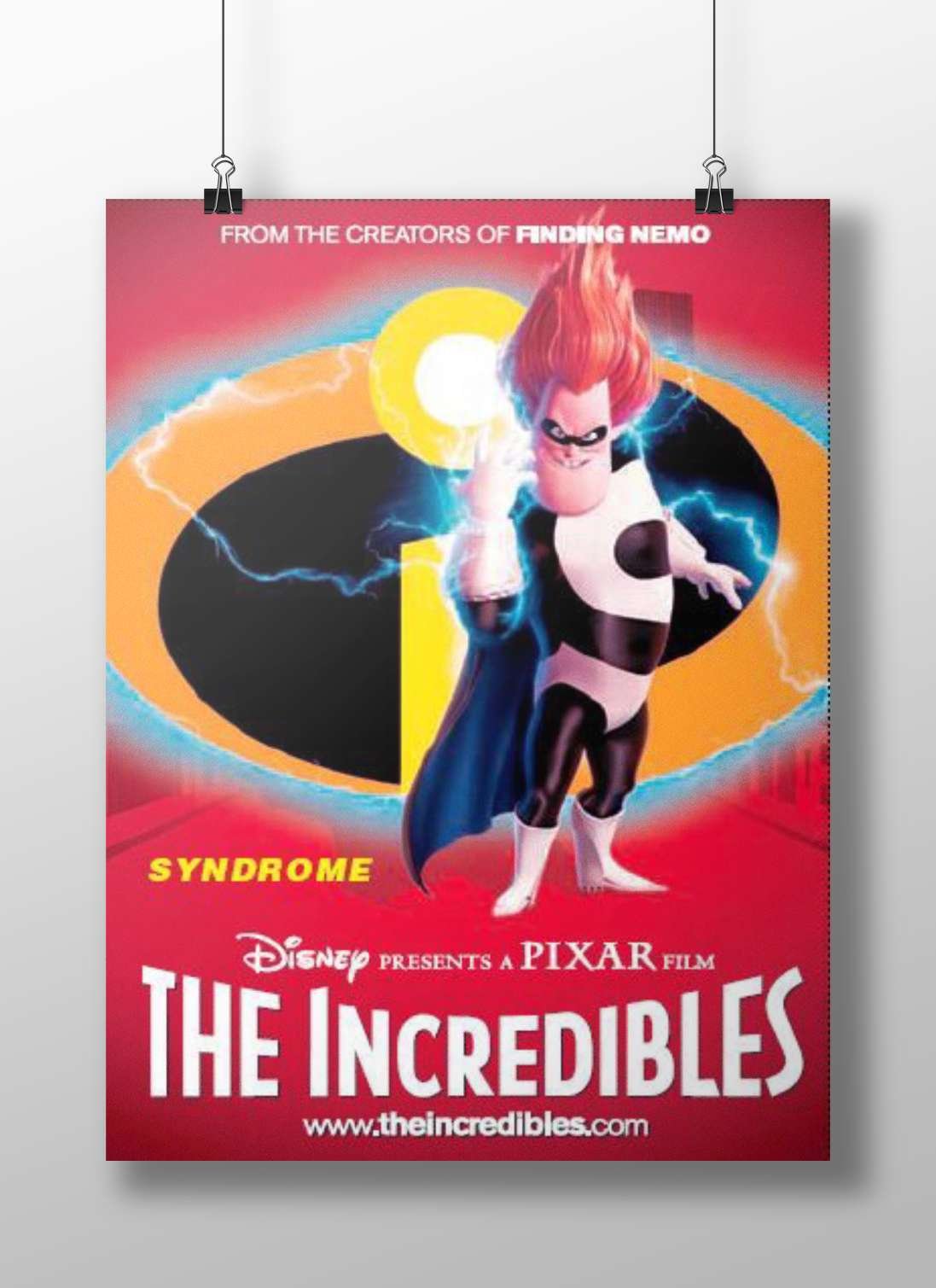 Syndrome (from The Incredibles franchise) Main Subject: Syndrome (from The Incredibles franchise) Matte BoizzBoard rigid