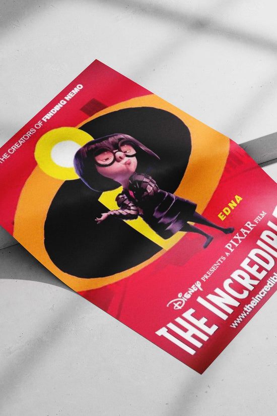 Edna (character from The Incredibles franchise) Main Subject: Edna (character from The Incredibles franchise) Matte poster