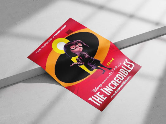 Edna (character from The Incredibles franchise) Main Subject: Edna (character from The Incredibles franchise) Matte poster