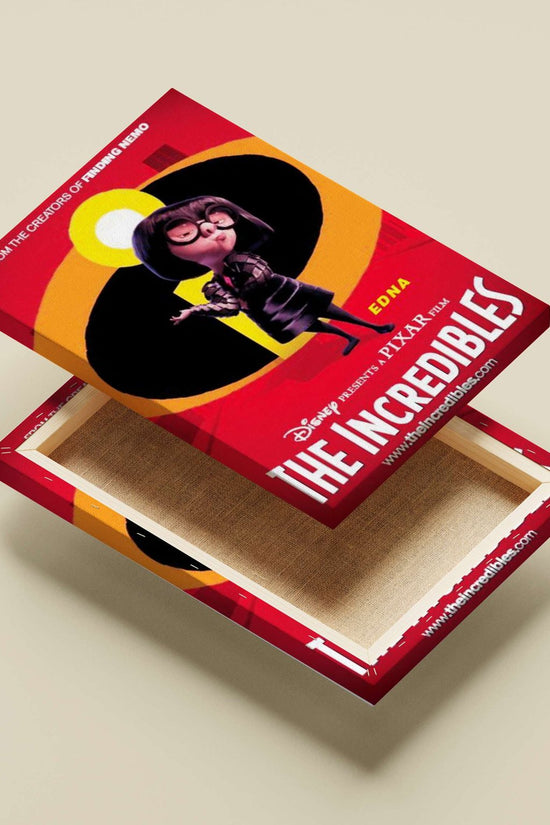 Edna (character from The Incredibles franchise) Main Subject: Edna (character from The Incredibles franchise) Canvas wall