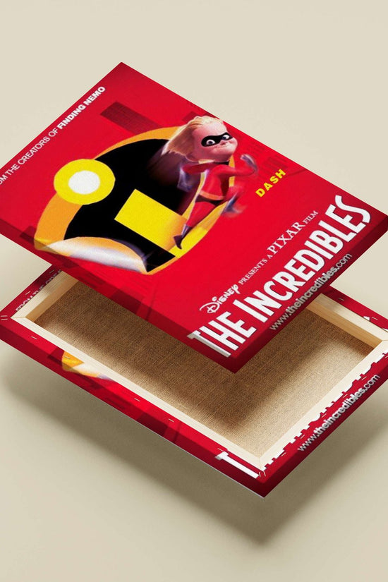 Dash from The Incredibles (Pixar franchise) Main Subject: Dash from The Incredibles (Pixar franchise) Canvas wall art —