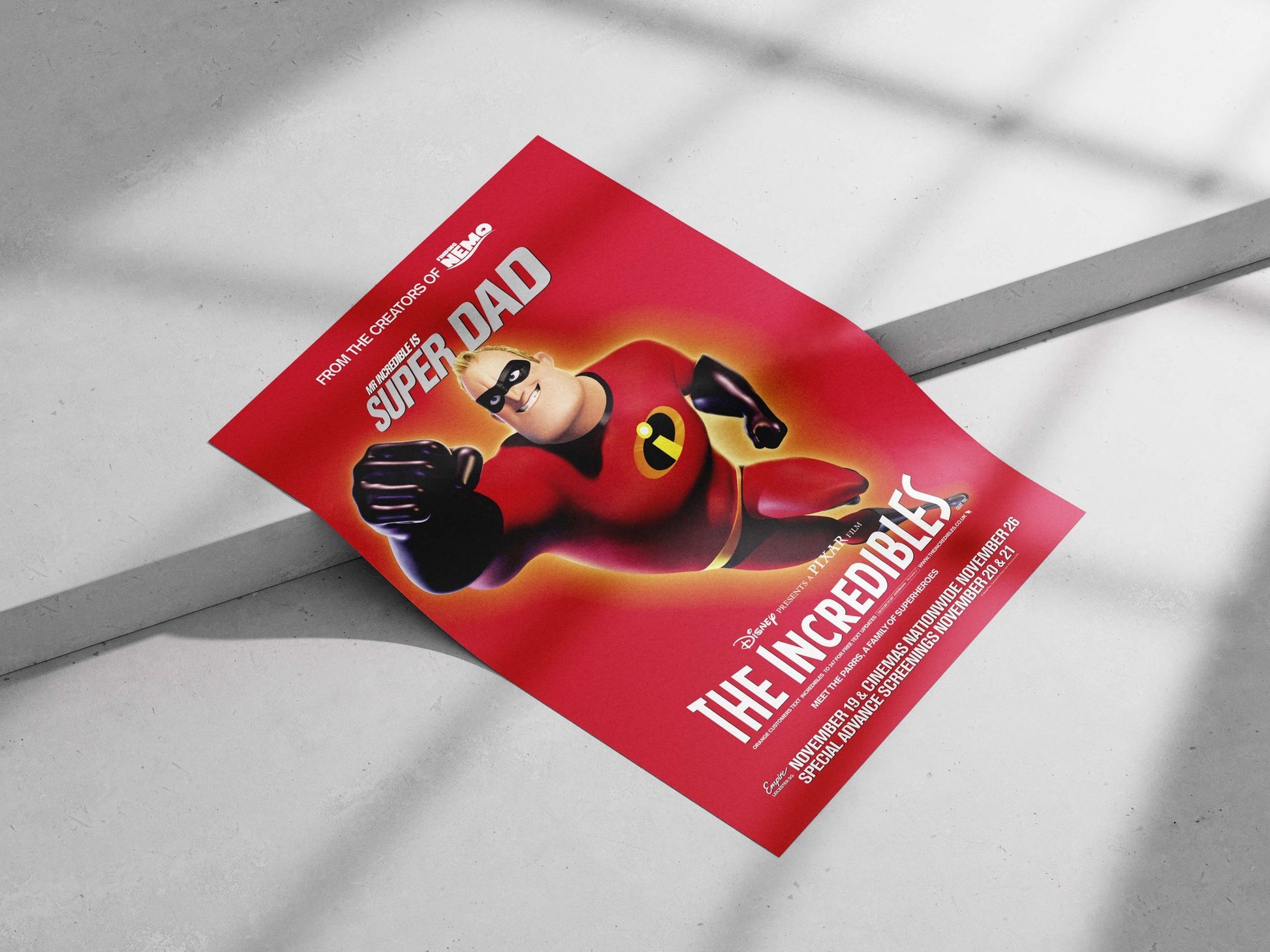Mr. Incredible (Bob Parr) from The Incredibles franchise Main Subject: Mr. Incredible (Bob Parr) from The Incredibles