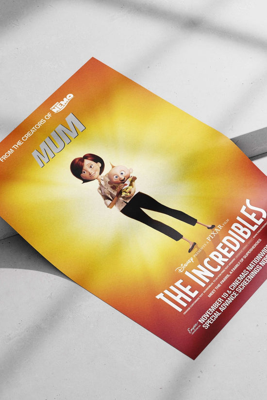The Incredibles (film) Main Subject: The Incredibles (film) Matte poster print — Hollywood wall art India | PosterBoizz
