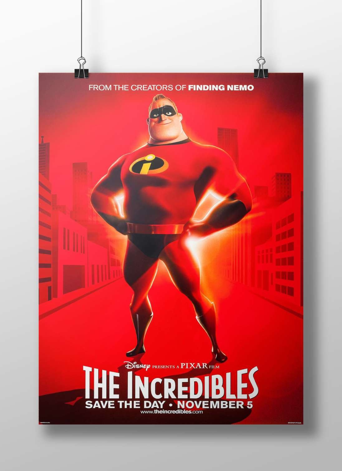 Mr. Incredible from The Incredibles (Disney-Pixar film) Main Subject: Mr. Incredible from The Incredibles (Disney-Pixar