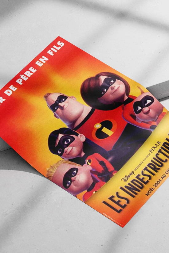 The Incredibles Main Subject: The Incredibles Matte poster print — Superhero wall art India | PosterBoizz