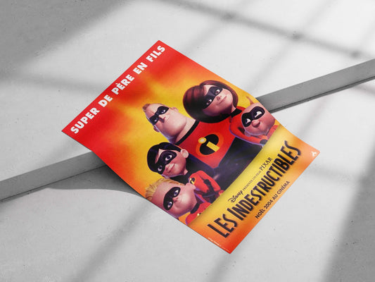The Incredibles Main Subject: The Incredibles Matte poster print — Superhero wall art India | PosterBoizz