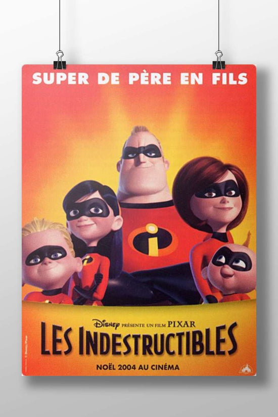 The Incredibles Main Subject: The Incredibles Matte BoizzBoard rigid print — Superhero wall art India | PosterBoizz