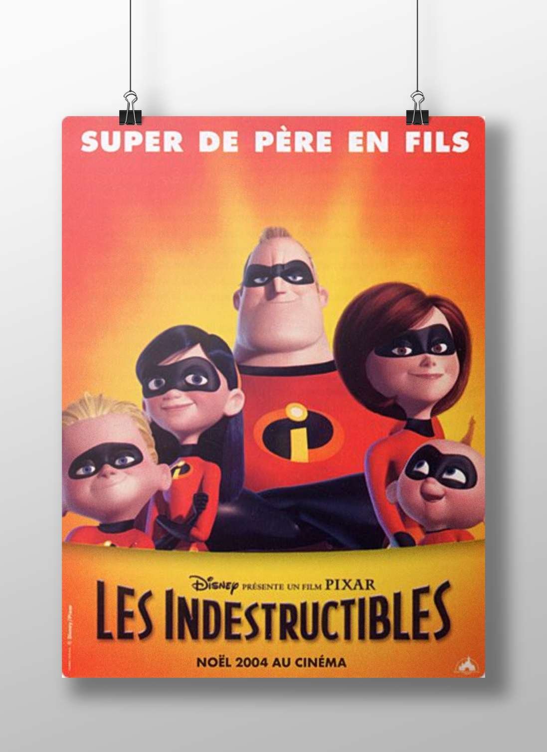 The Incredibles Main Subject: The Incredibles Matte BoizzBoard rigid print — Superhero wall art India | PosterBoizz