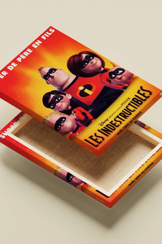 The Incredibles Main Subject: The Incredibles Canvas wall art — Superhero wall art India | PosterBoizz
