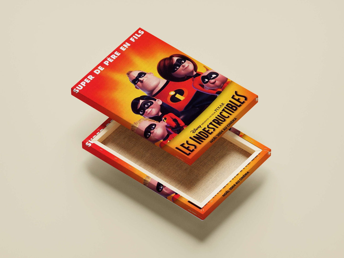 The Incredibles Main Subject: The Incredibles Canvas wall art — Superhero wall art India | PosterBoizz