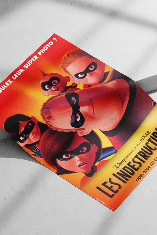 The Incredibles superhero family (franchise) Main Subject: The Incredibles superhero family (franchise) Matte poster print —