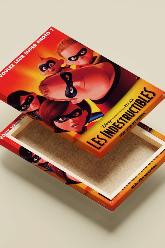 The Incredibles superhero family (franchise) Main Subject: The Incredibles superhero family (franchise) Canvas wall art —