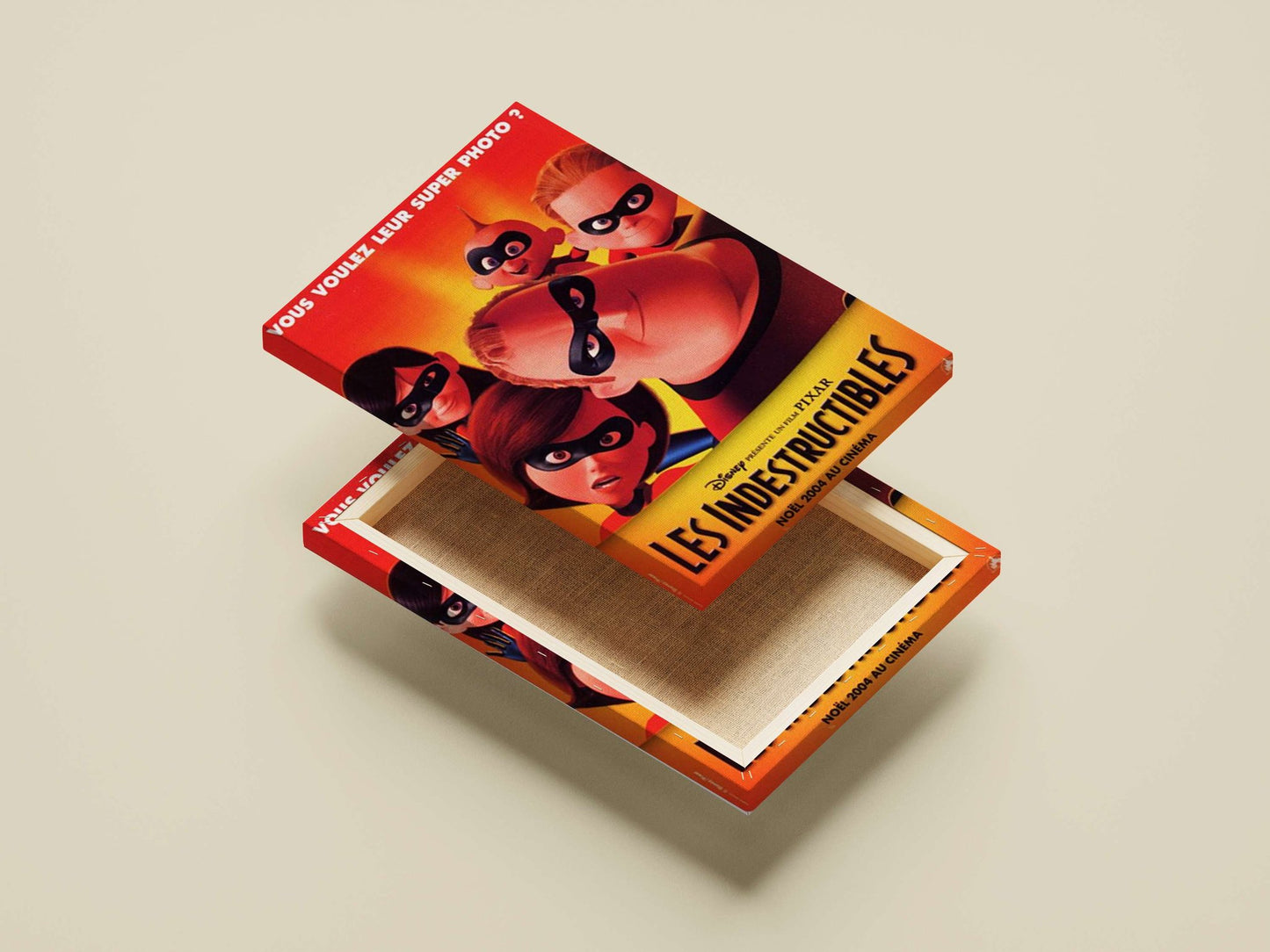 The Incredibles superhero family (franchise) Main Subject: The Incredibles superhero family (franchise) Canvas wall art —