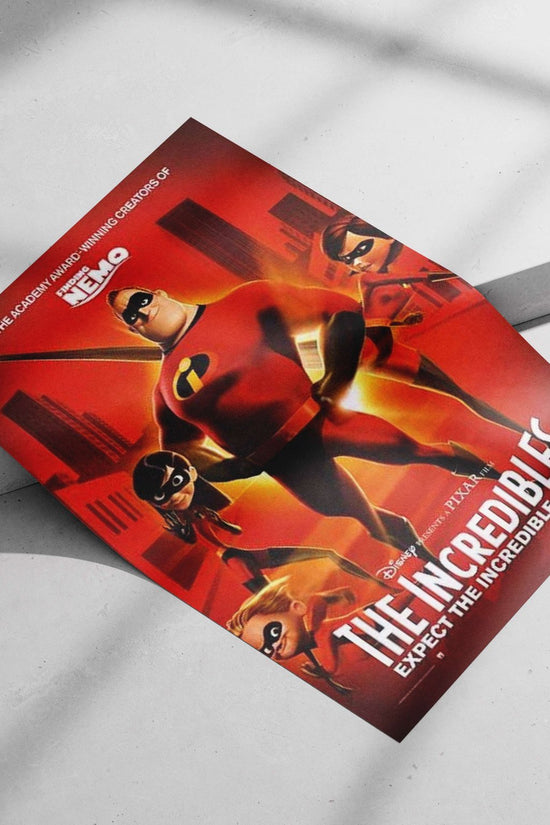 The Incredibles Main Subject: The Incredibles Matte poster print — Superhero wall art India | PosterBoizz