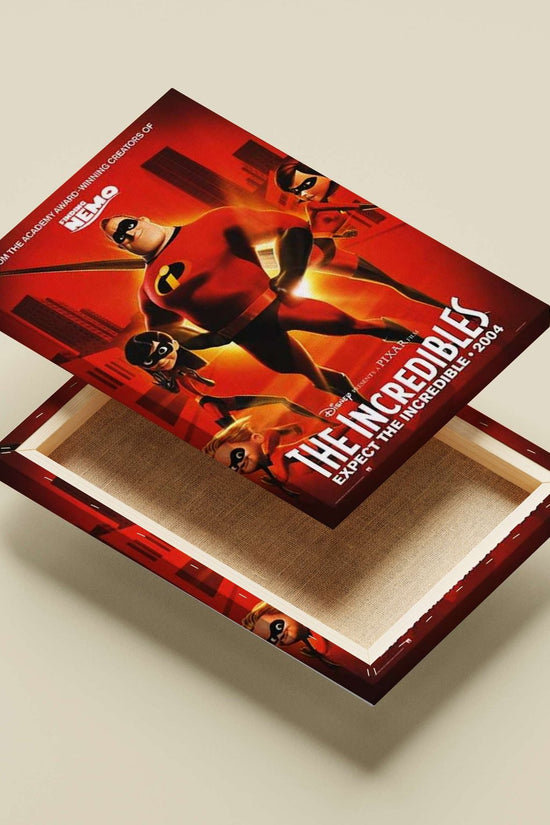 The Incredibles Main Subject: The Incredibles Canvas wall art — Superhero wall art India | PosterBoizz