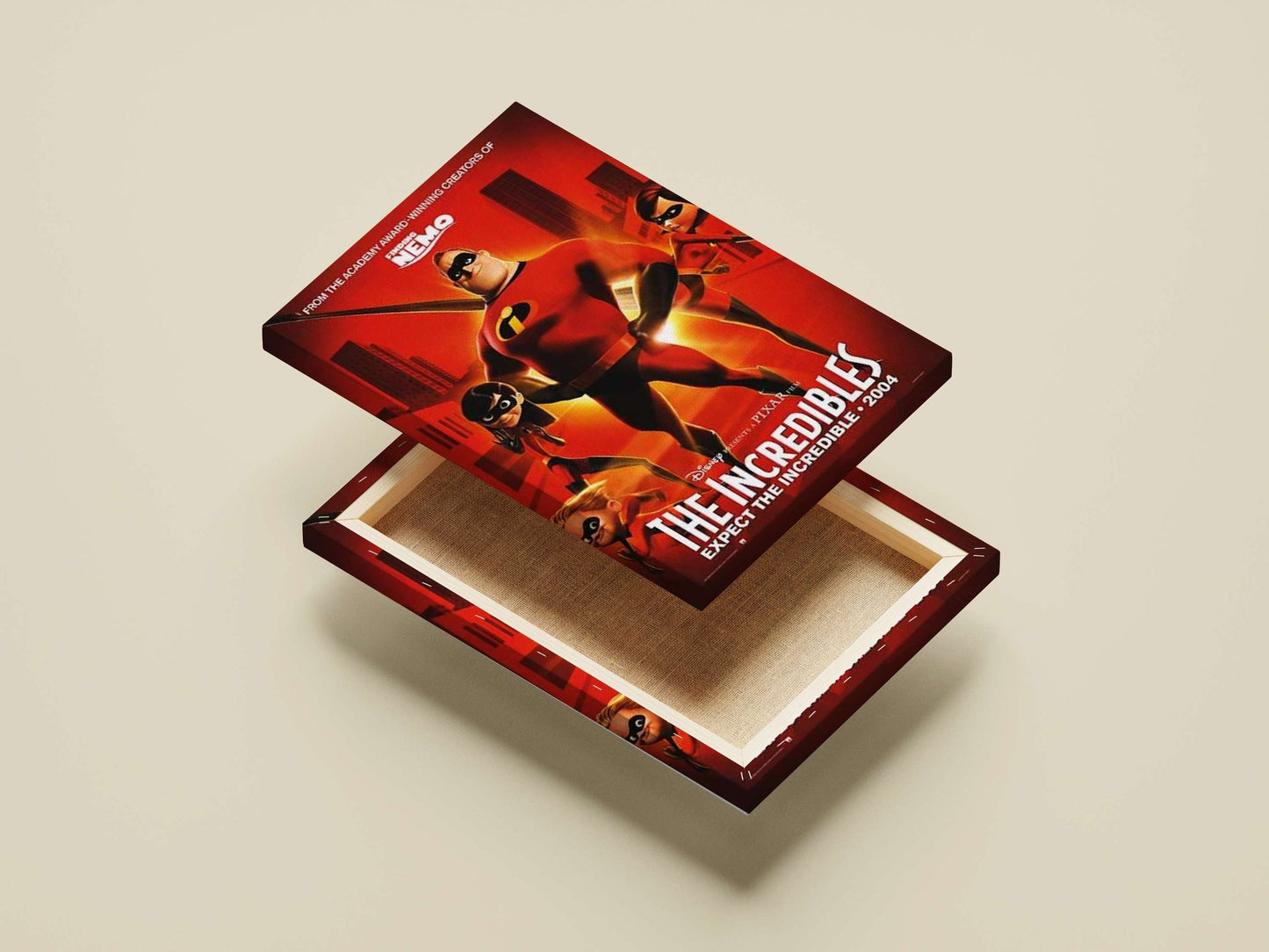 The Incredibles Main Subject: The Incredibles Canvas wall art — Superhero wall art India | PosterBoizz