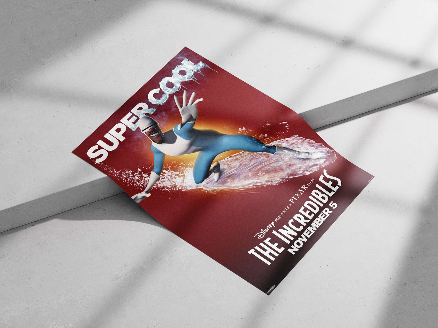 The Incredibles (franchise) Main Subject: The Incredibles (franchise) Matte poster print — Superhero wall art India |