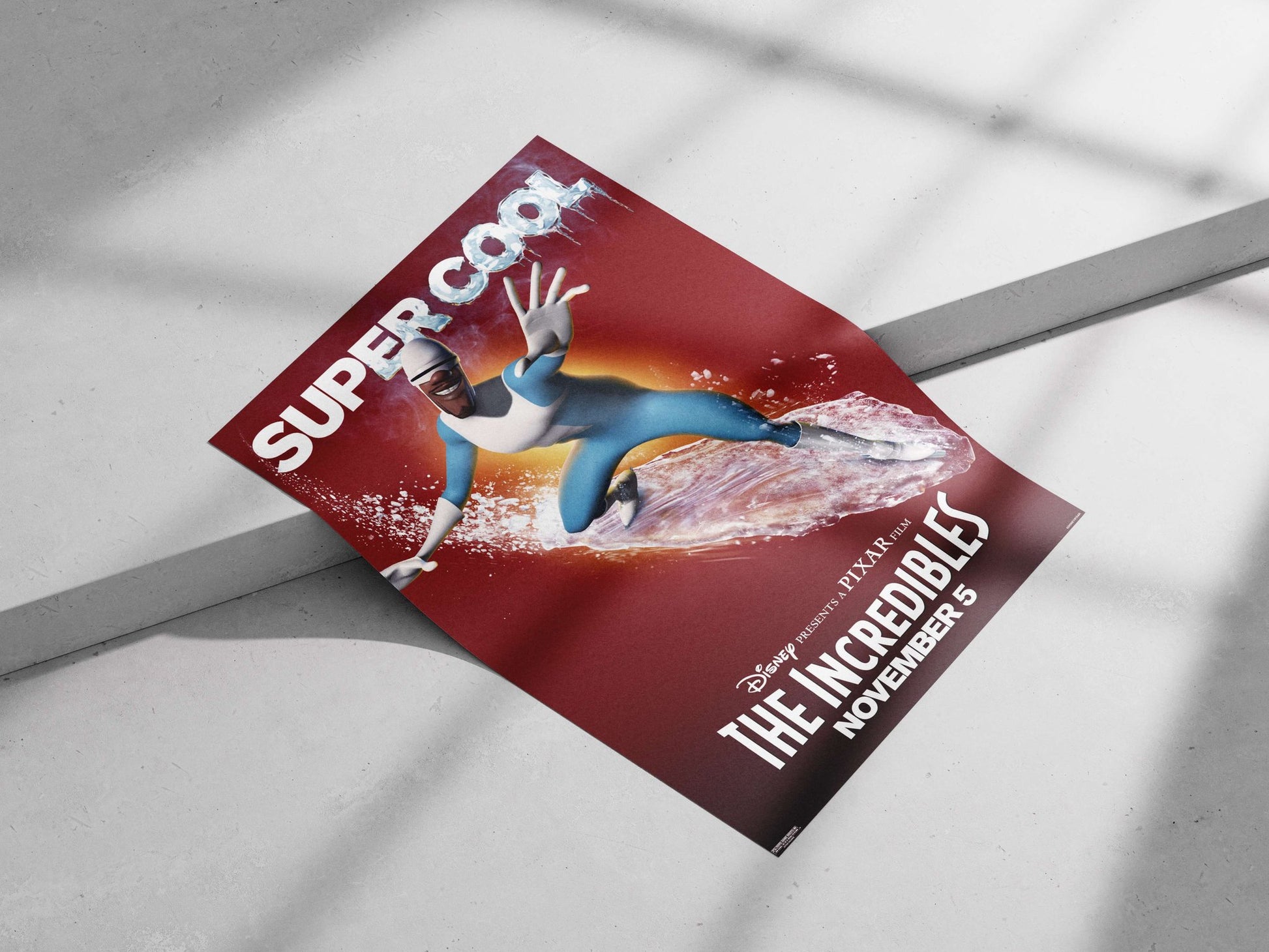 The Incredibles (franchise) Main Subject: The Incredibles (franchise) Matte poster print — Superhero wall art India |