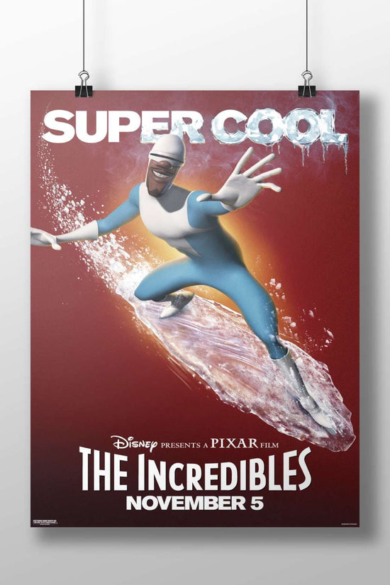 The Incredibles (franchise) Main Subject: The Incredibles (franchise) Matte BoizzBoard rigid print — Superhero wall art